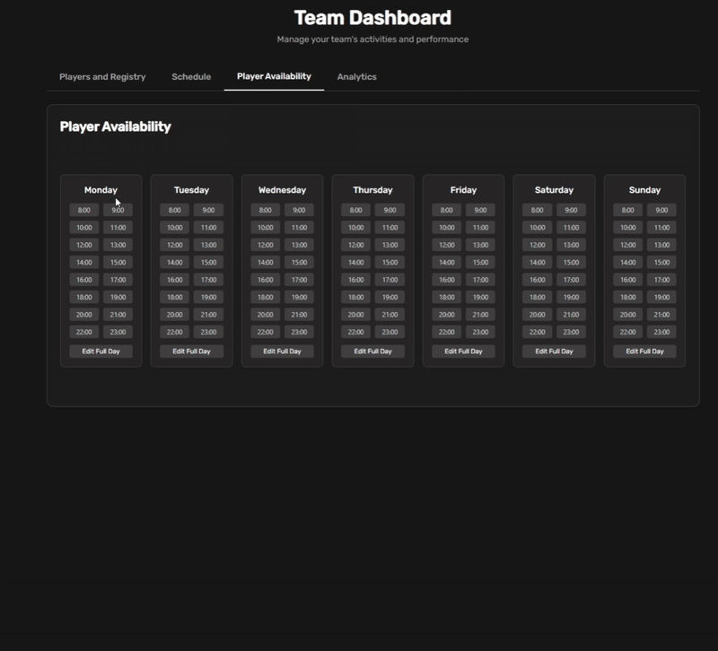 Who's Available When?